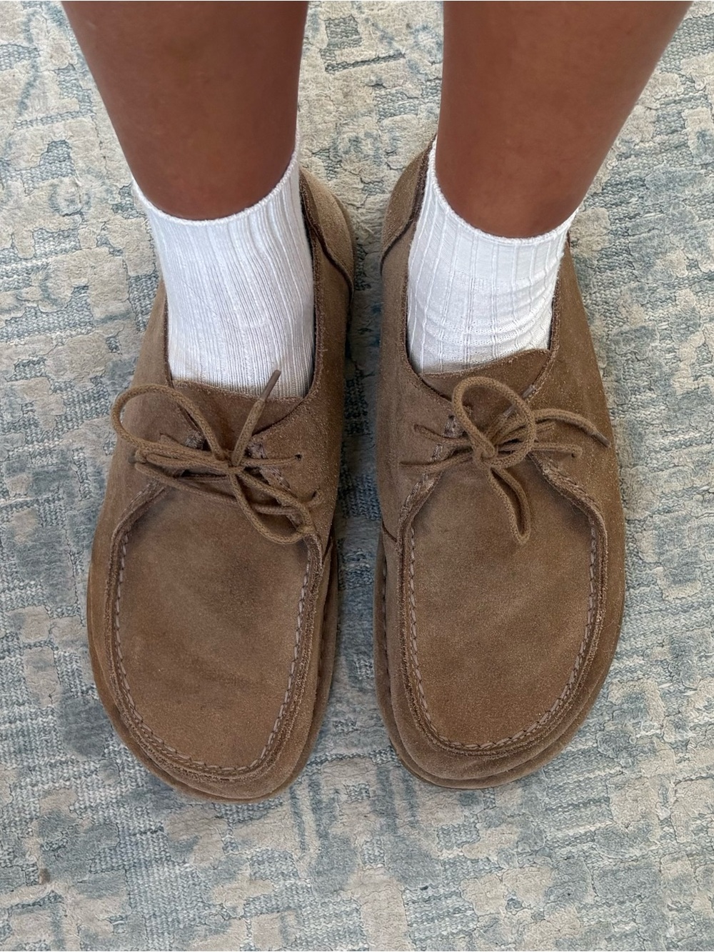 Birkenstock Utti Suede Lace-Up Casual Moccasin